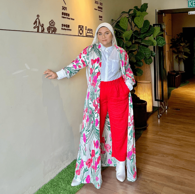 ootd hijab untuk wanita gemuk